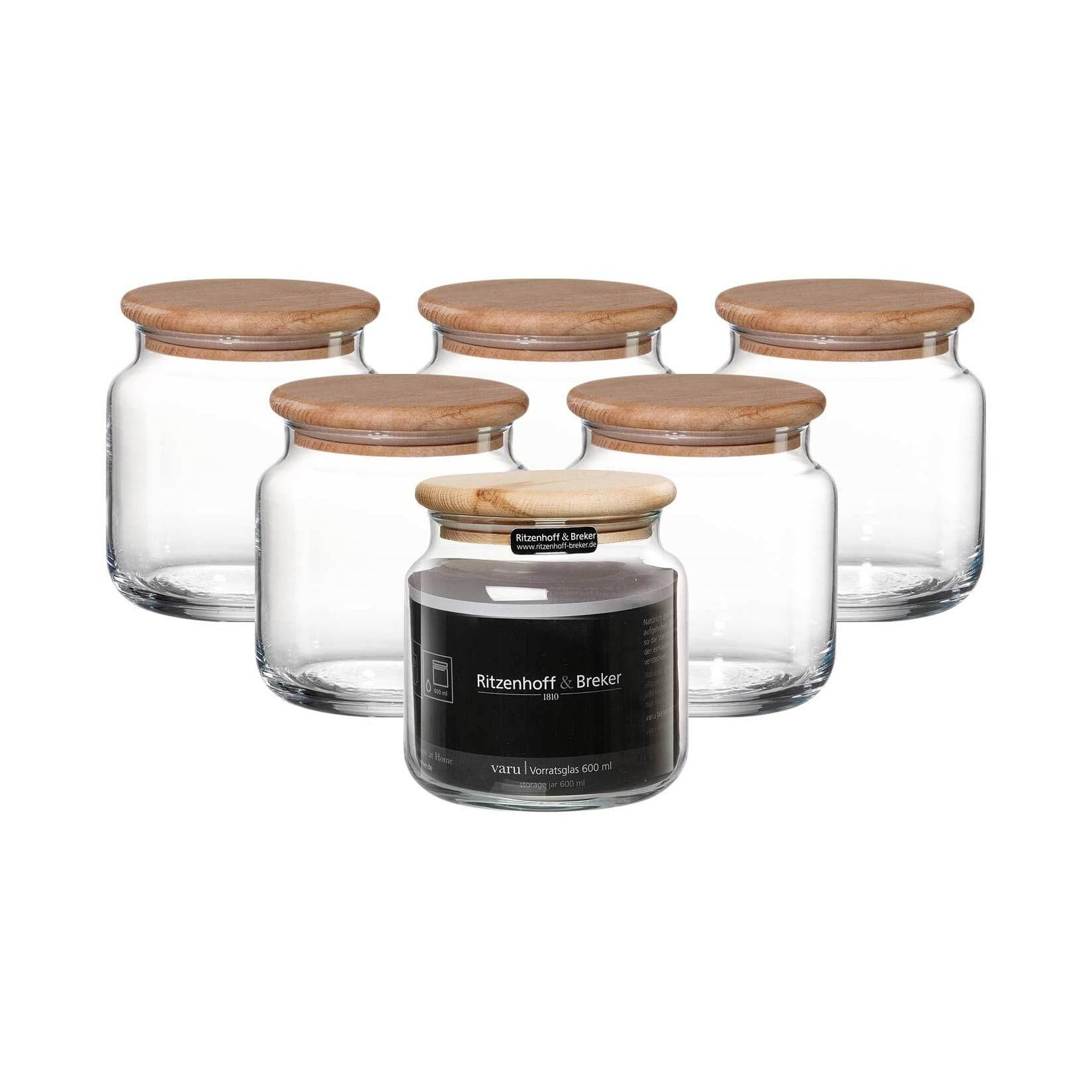 Ritzenhoff & Breker Vorratsgläser Varu 600 ml 6er Set