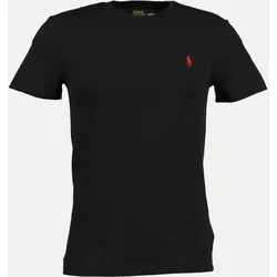 Basic T-Shirt Schwarz XL