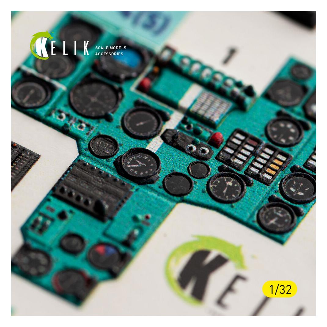 Kelik MiG-23 MLD - interior 3D decals for Trumpeter (K32069)