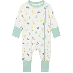 Tchibo - Baby-Schlafanzug - Baby - Gr. 98/104 - weiß/print