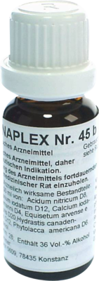 REGENAPLEX GmbH REGENAPLEX Nr.45 b Tropfen zum Einnehmen 15 ml 02642671