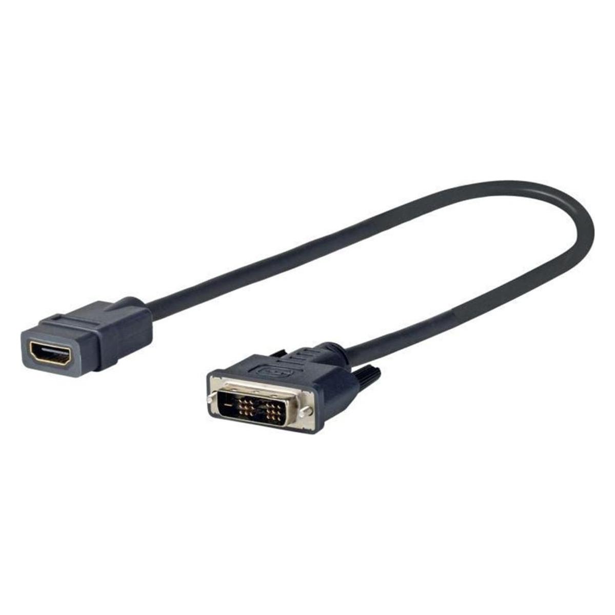 Vivolink AV-DVI-auf-HDMI-Adapter 0,2 m (PRODVIADAPHDMI) (DVI, HDMI) (AD-DM/HF)
