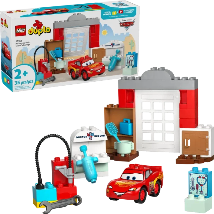 LEGO DUPLO Disney 10456 McQueens Besuch in Docs Werkstatt