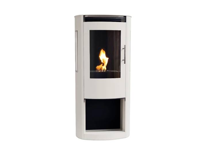 Design Bioethanol Kaminofen „Lincoln“ - Weiss CACHFIRES