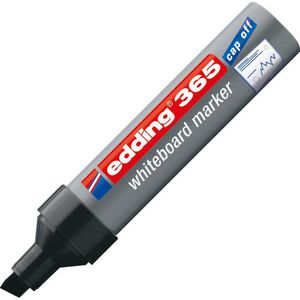 Edding Whiteboardmarker 365, schwarz, Keilspitze, Strichbreite 2-7mm, abwischbar