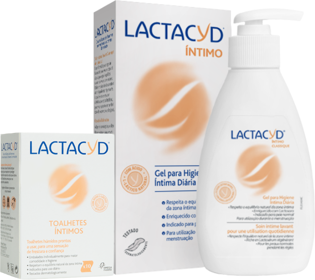 Lactacyd Íntimo Gel Higiene Diária + Toalhetes Íntimos Pack