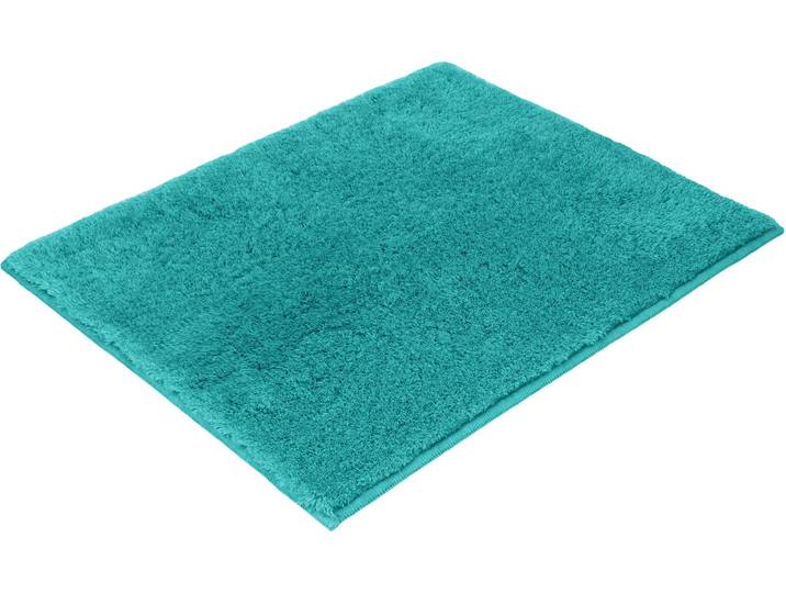 Badematte VOSSEN Timeless , blau (lagoon), H:10mm, Polyacryl, Badematten, Badematte