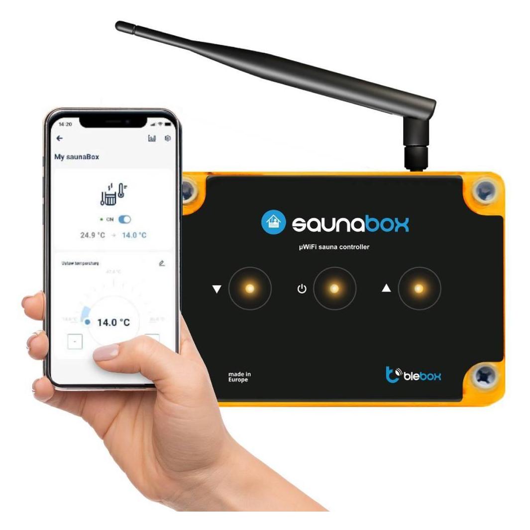 BleBox saunaBox pro I/O-Modul WiFi-Sauna-Controller (42387)