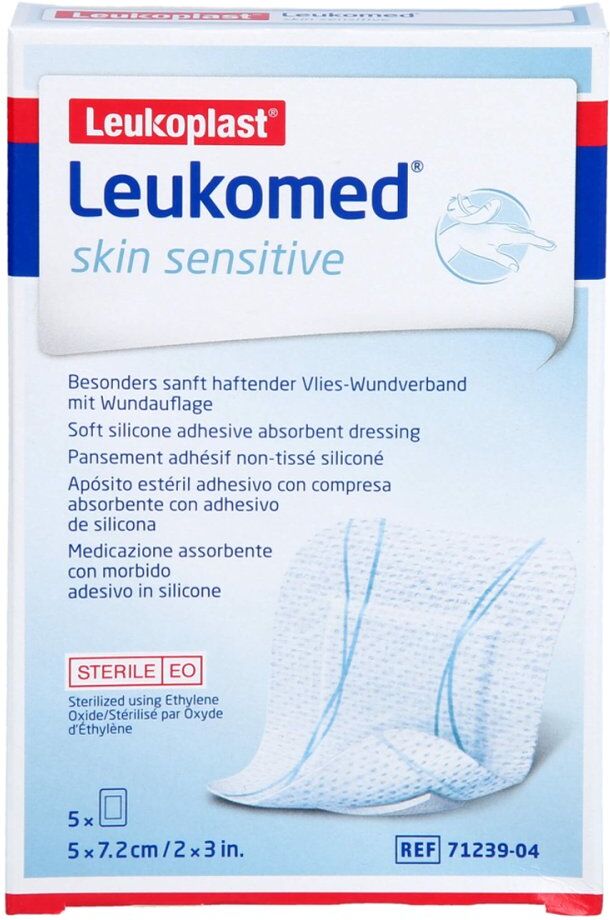 Leukomed Skin Sensitive Steril 5x7,2 Cm