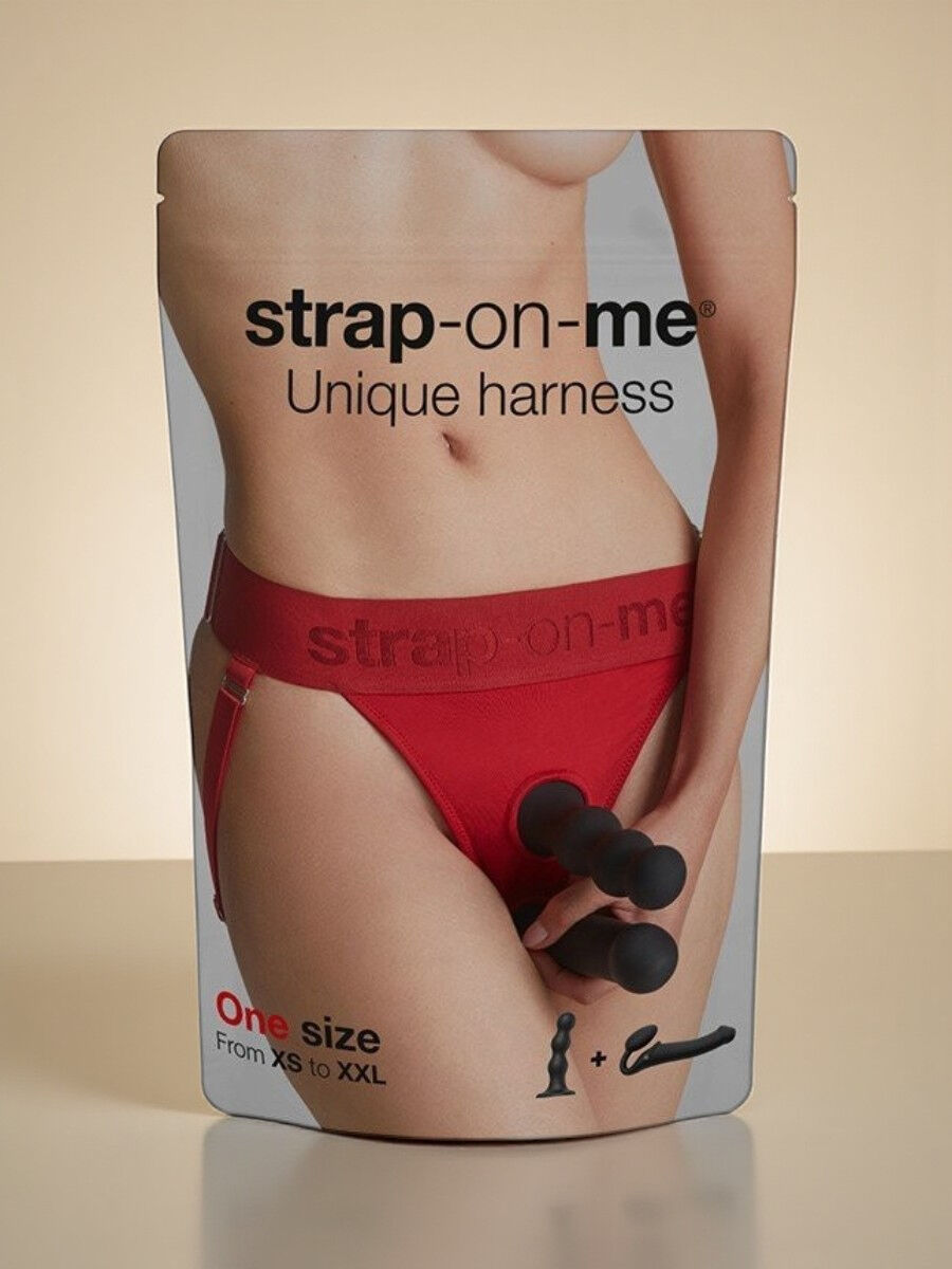 Strap-On-Me Harnais à taille unique - Rouge