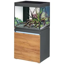 EHEIM incpiria 230 LED Aquarium mit Unterschrank graphit-natur