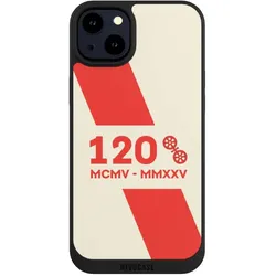 Nivocase Handyhülle für Apple iPhone 14 Plus Hülle NIVOpure Case Schwarz 1. FSV Mainz 05 E.V. 120 Jahre (Apple iPhone 14 Plus), Smartphone Hülle, Schwarz