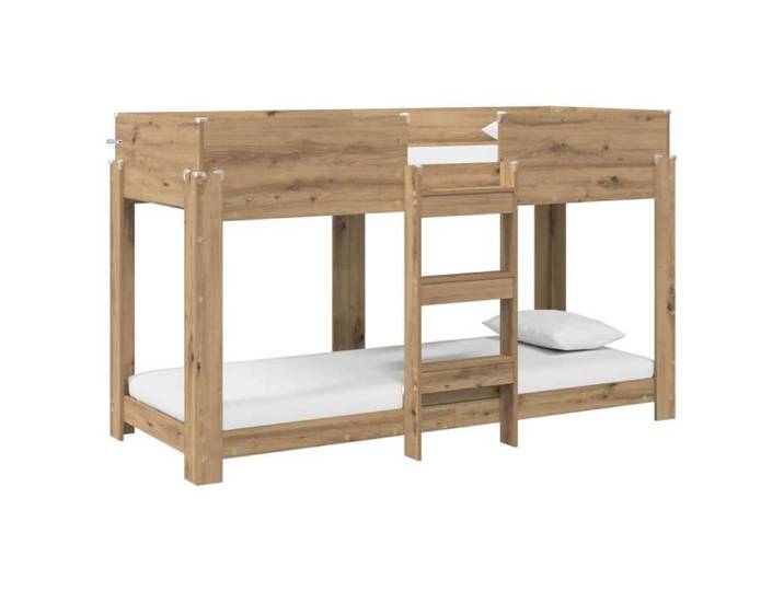 Lit adulte simple 75 x 190 cm - Lit Superposé pour Enfants Chêne artisanal 75 x 190 cm classique51259118747