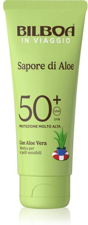 Bilboa Sapore di Aloe Travel crème solaire à l'aloe vera SPF 50+ 75 ml
