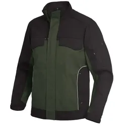 Premium Arbeitsjacke ERNST "Twill 300" - S - olive/schwarz