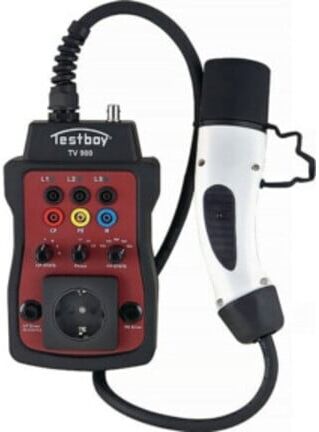 Testboy TV 900 Ladesäulenprüfadapter für Typ-2 Ladesäulen L215xW120xH60mm, TV 900)