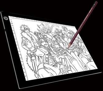 Inspired Deals A4 LED Light Pad For Tracing Drawing Stepless Dimmable USB Copy Board Stepless Dimmable