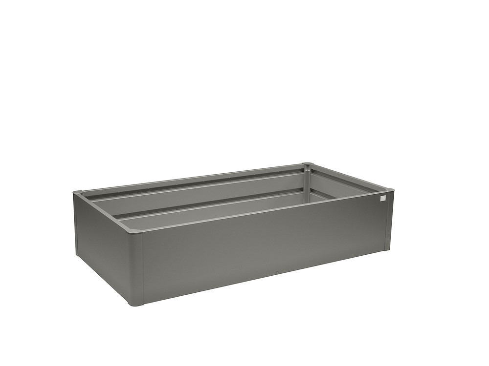 BIOHORTGARTE Hochbeet mini 2x1 quarzgrau-metallic 16990487