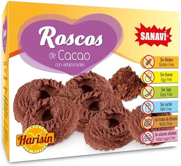 Sanavi Roscos de Cacau Sem Glúten 150g