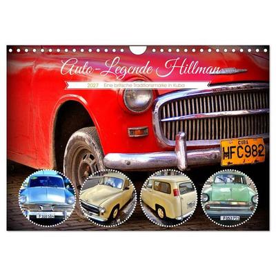 Auto-Legende Hillman - Eine britische Traditionsmarke in Kuba (Wandkalender 2027 DIN A4 quer), CALVENDO Monatskalender