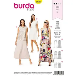 burda Schnitt 6628 "A-Linie-Kleid"