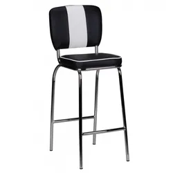 WOHNLING American Diner Barhocker WL1.719 schwarz