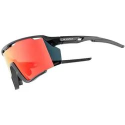 Gist, Unisex, Sportbrille, Nova Monture (Black, Red), Rot, Schwarz