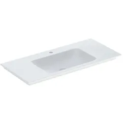Geberit One Möbel-Waschtisch 505010014 105 cm, Hahnloch mittig, ohne Überlauf, weiß KeraTect