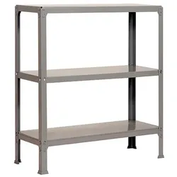 SimonRack Schraubenloses Metallregal für Simonhome Haus3 Regale. Farbe:GRIS900x800x300