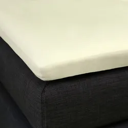 Formesse Split-Topper Spannbetttuch La Piccola Duo 2 140x210 - 220 cm | puder - beige