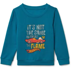 Tchibo - Kinder-Sweatshirt »Hot Wheels« - Jungen - Gr. 110/116 - petrol/print