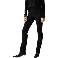 Levis 724 Jeans mit hohem Bund in Schwarz-W28 / L34