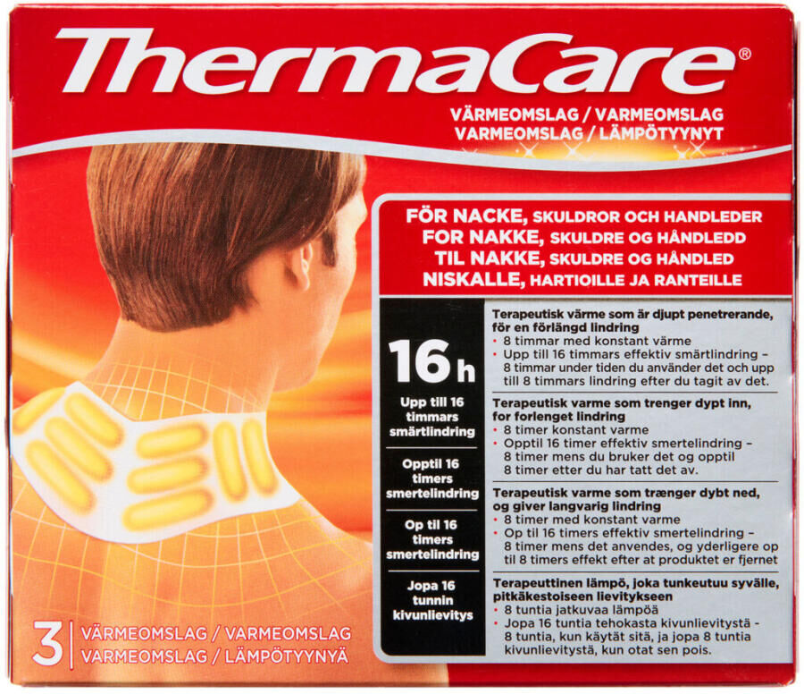 ThermaCare Nakke Medicinsk udstyr 3 stk
