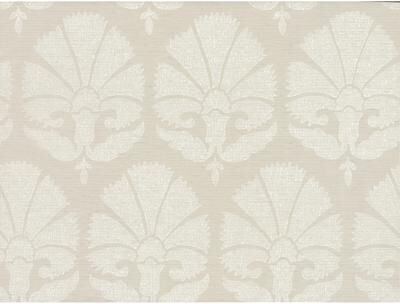 Ronald Redding Ottoman Fans Light Grey Wallpaper