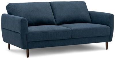 Costway 72 Inch Small Fabric Loveseat Sofa Couch with Wood Legs
