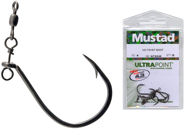 Mustad No-Twist Drop Shot Krog