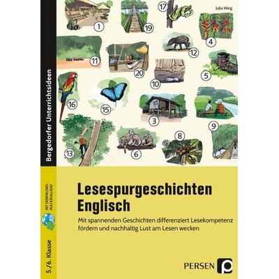 Lesespurgeschichten 5./6. Klasse - Englisch, Set von Julia Weig, Persen Verlag in der AAP Lehrerwelt GmbH, 978-3-403-20647-7