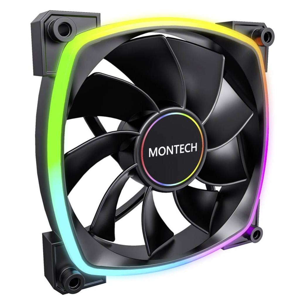Montech RX140 PWM - schwarz (140 mm, 1x) (RX140B)