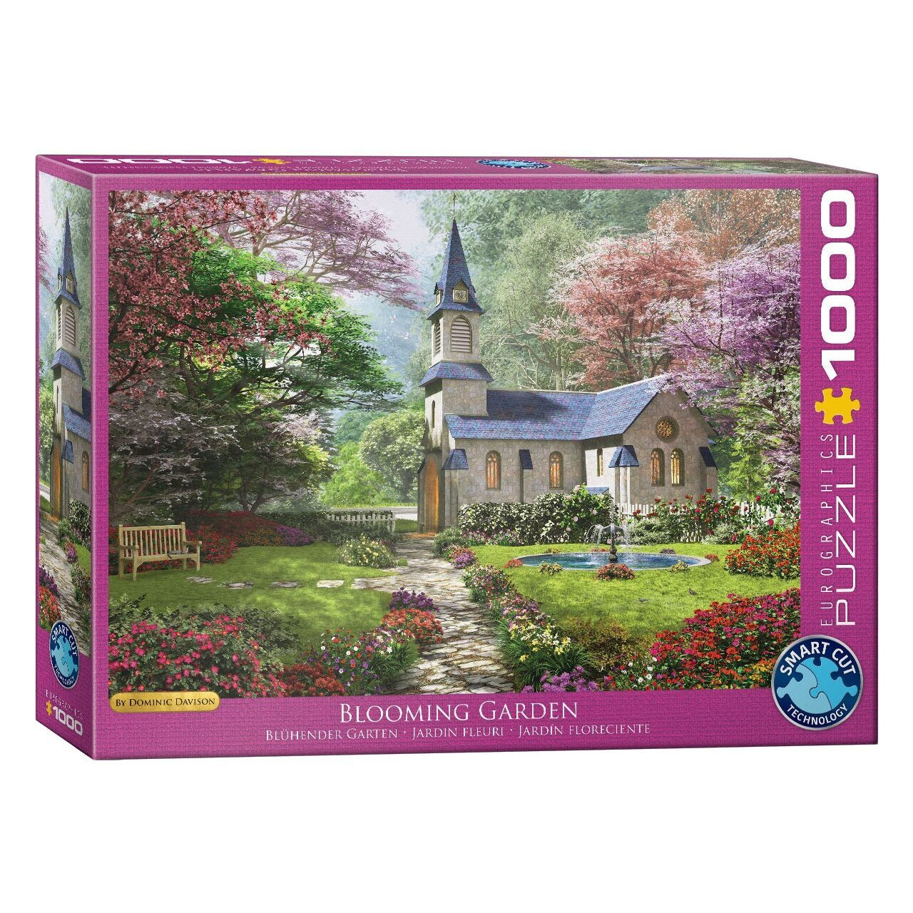 Eurographics Puzzel Bloeiende Tuin door Dominic Davison - 1000 stukjes