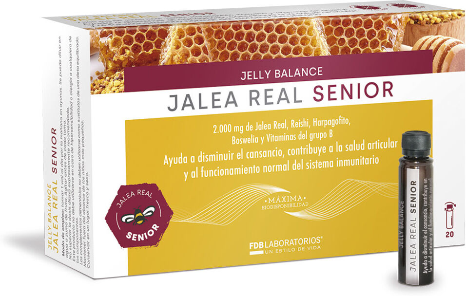 FDB Laboratorios Jelly Balance Senior Royal Jelly 20 Vials