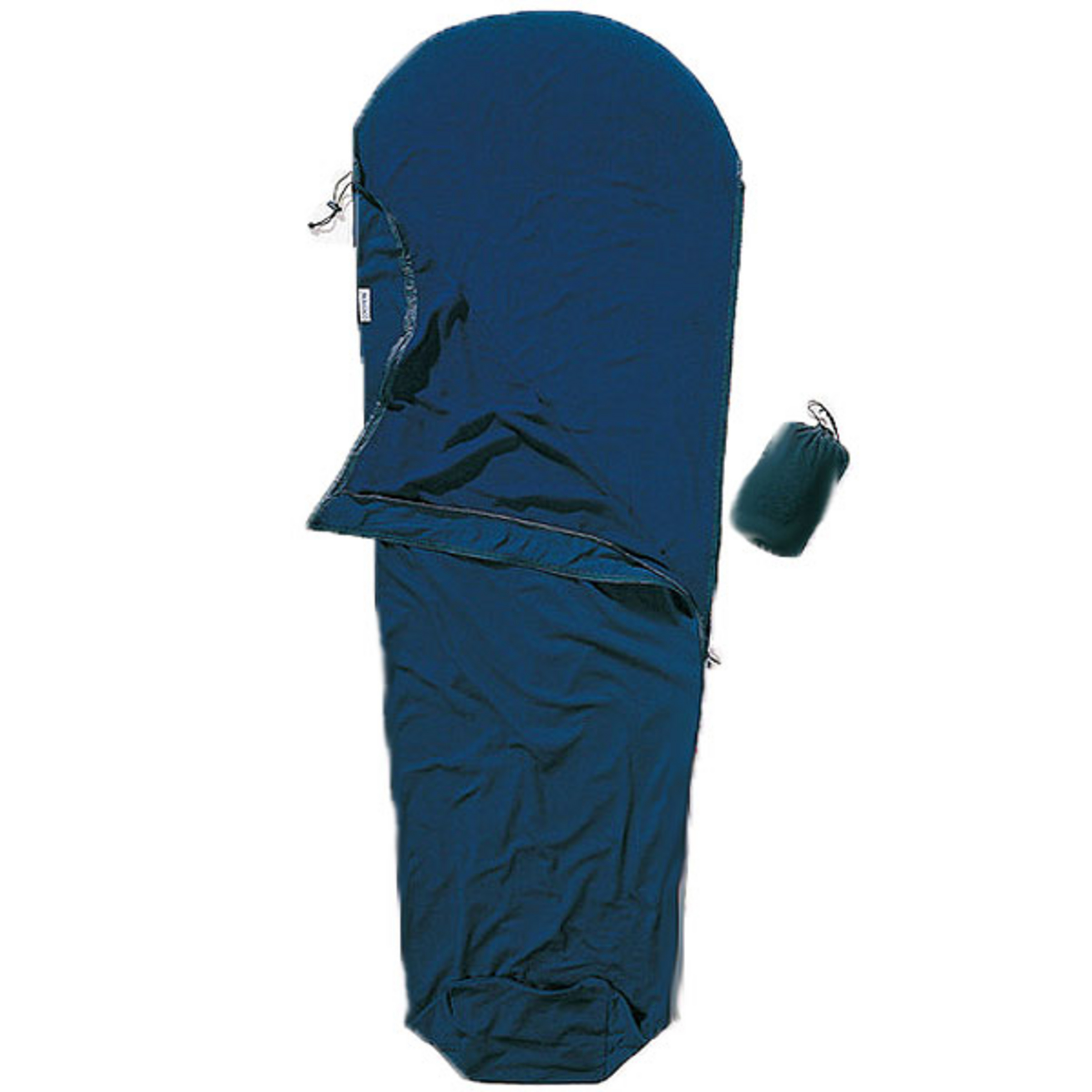 Cocoon MummyLiner Micro-Fleece Schlafsack Hüttenschlafsäcke & Inlets blau Größe max. 210cm Camping Schnell trocknend