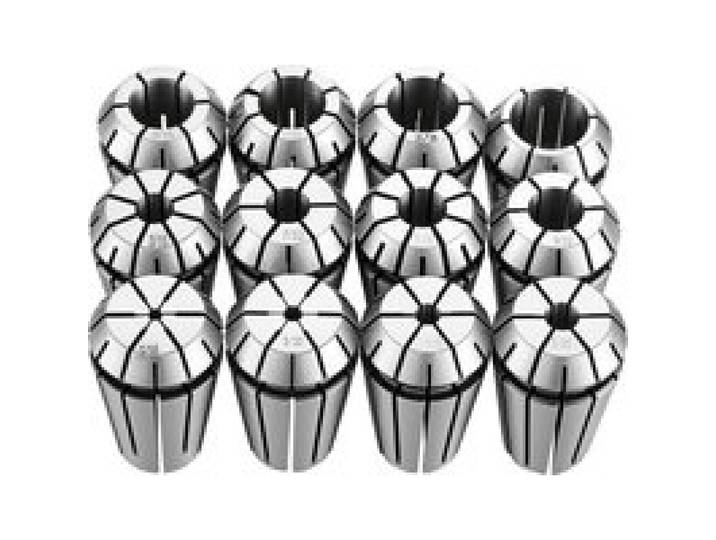 VEVOR ER16 Spannbuchsen Set 1/16 Zoll bis 13/32 Zoll 12-tlg Spannzangensatz, für CNC-Fräsmaschinen & Bohrmaschinen, 0,0008 Rundlaufgenauigkeit, CNC-Spannzangen mit Aufbewahrungskoffer, Legierter Stahl