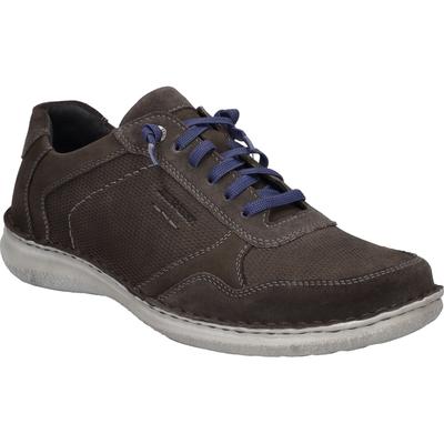 Schnürschuh JOSEF SEIBEL "Anvers 97, asphalt-kombi", Herren, Gr. 41, grau (asphalt, kombi), Obermaterial: 100% Rindsleder Leather cow., Schuhe Schnürschuh