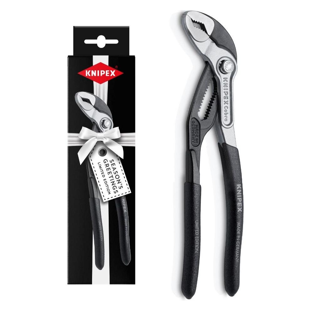 Knipex Cobra Bi-Color Vandpumpetang 180mm - Jule Edition (8799180S03)