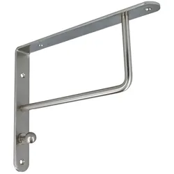 MS Beschläge 250x195mm Edelstahloptik Regalbodenträger Garderobenkonsole Garderobenhaken