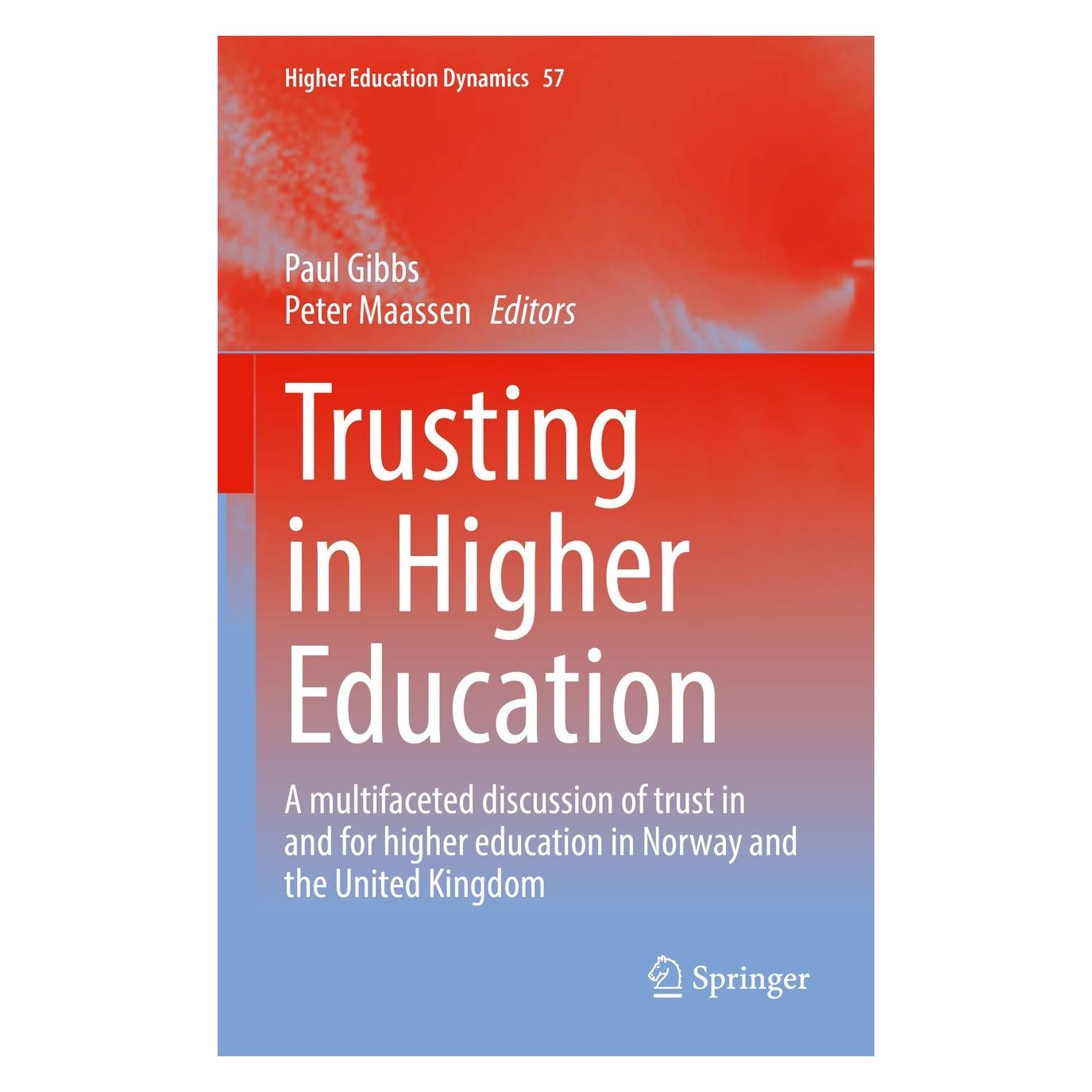 Springer Trusting in Higher Education (Englisch, Hardcover, Paul Gibbs, Peter Maassen) (9783030870362)