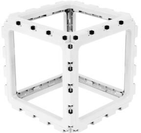 Oakland Living Corporation Void Modular Cube – 10-Cube Set   Solid Structural Blocks for Furniture & Décor
