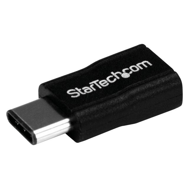 StarTech USB-C auf Micro USB Adapter - St/Bu - USB 2.0  mit USB Typ-C mobil Geräten wie Nokia... (USB-C, Micro USB) (USB2CUBADP)