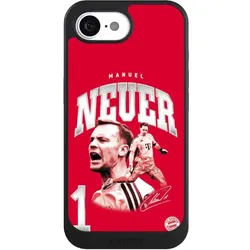 Nivocase Hülle für Apple iPhone 16e Handyhülle NIVOcore Case Schwarz FC Bayern München FCB Manuel Neuer (Apple iPhone 16e), Smartphone Hülle, Schwarz