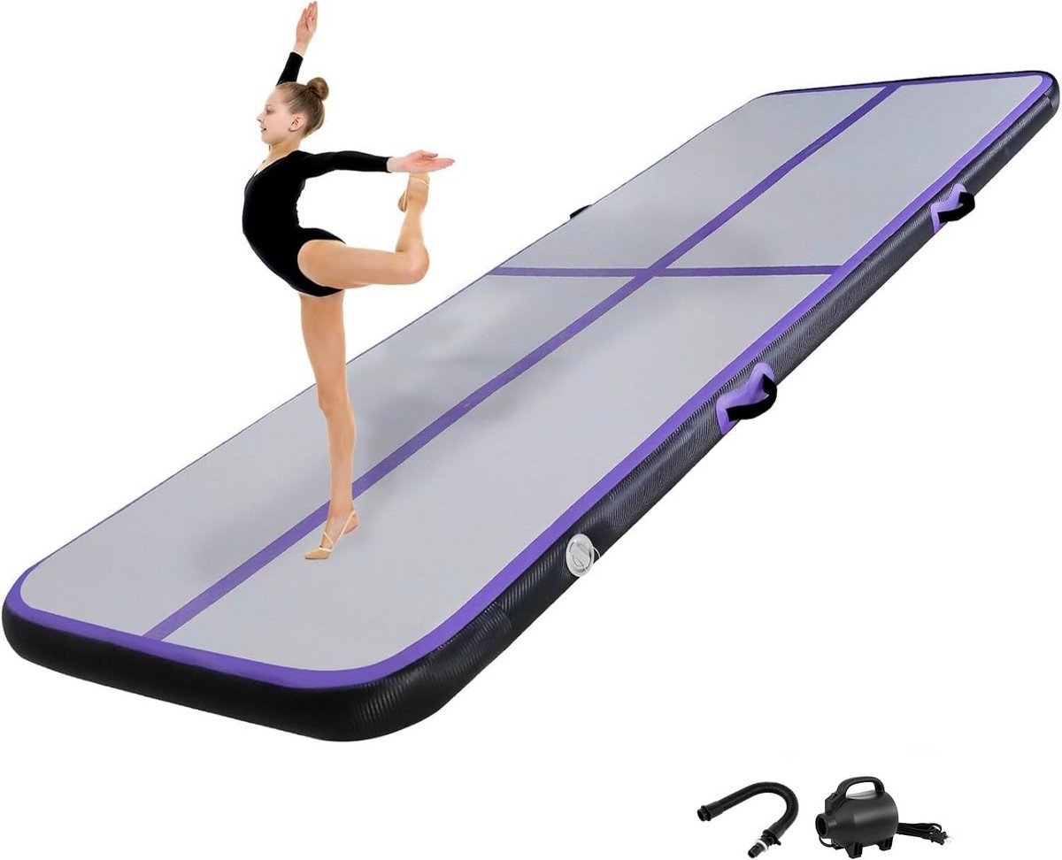 Opblaasbare Gymnastiekmat Turnmat Trainingsmat voor Yoga, Fitness en Outdoor